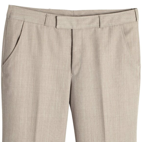 Tuomi (Finland) 70s, Linen Blend, Hook & Bar, Straight Leg - Picture 8 of 9